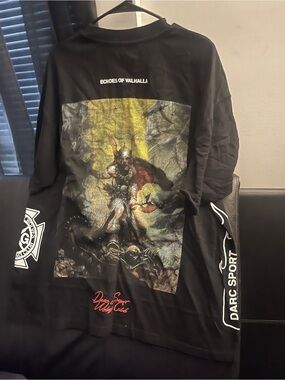 DARC SPORT ECHOES Of Valhalla Men’s Graphic Tee Sz Large NWOT RARE HTF